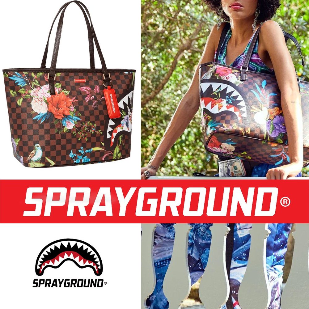 OBO. Sprayground. Garden of Sharks Tote